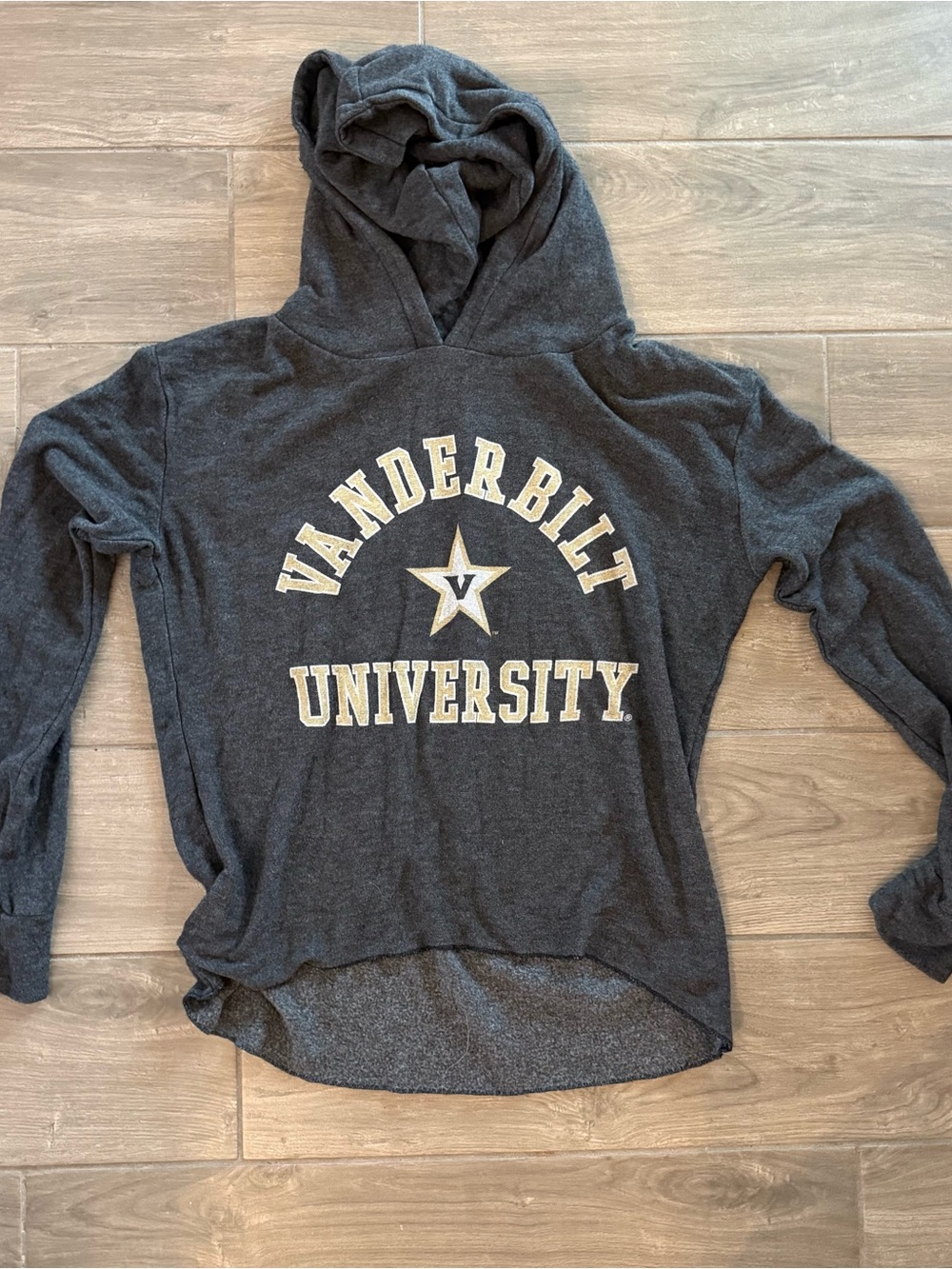 Vanderbilt University Charcoal Crewneck Hoodie